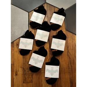 Lot of 6 NEW Bombas Womens Honeycomb Arch Support Socks Low Cut Ankle